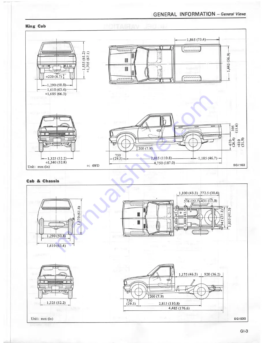 Datsun 1981 Pick-Up Скачать руководство пользователя страница 7