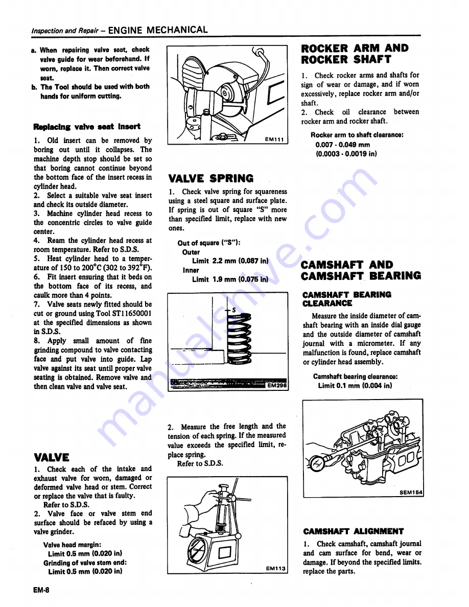 Datsun 1981 Pick-Up Service Manual Download Page 59