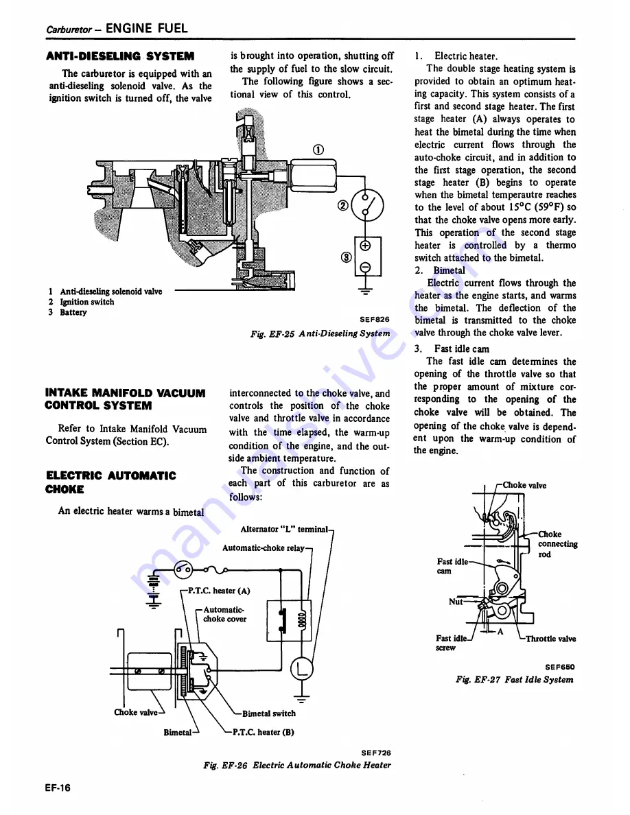 Datsun 1981 Pick-Up Service Manual Download Page 105