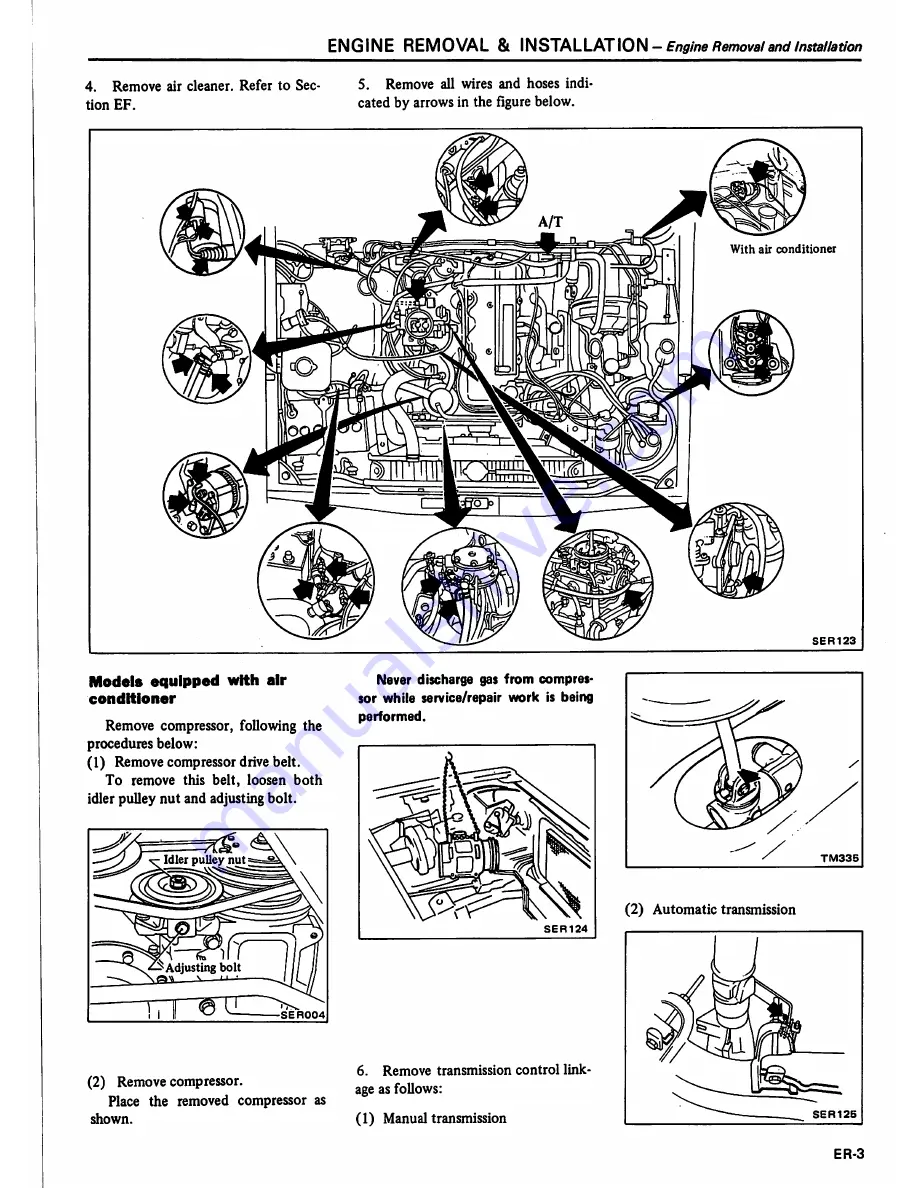 Datsun 1981 Pick-Up Service Manual Download Page 148