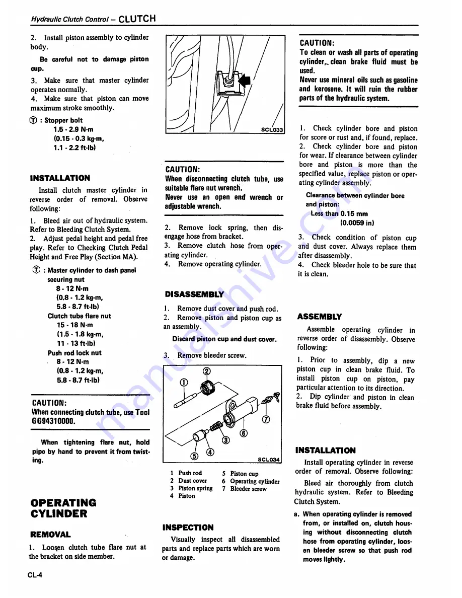 Datsun 1981 Pick-Up Service Manual Download Page 166