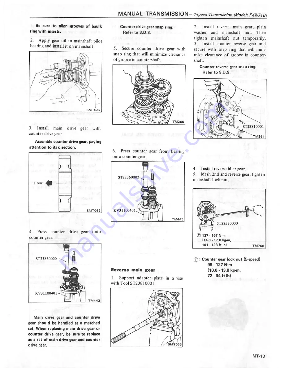 Datsun 1981 Pick-Up Service Manual Download Page 174