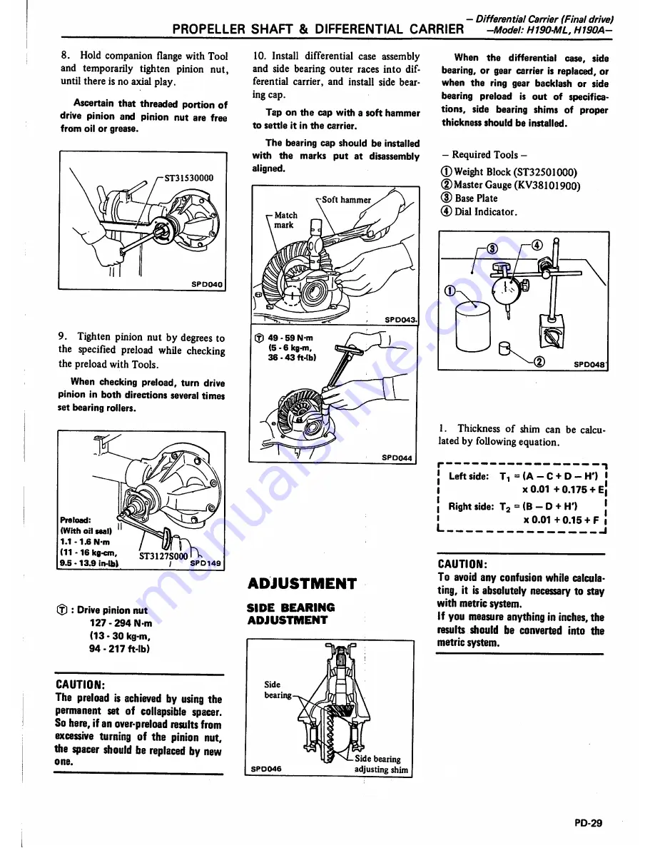 Datsun 1981 Pick-Up Service Manual Download Page 313