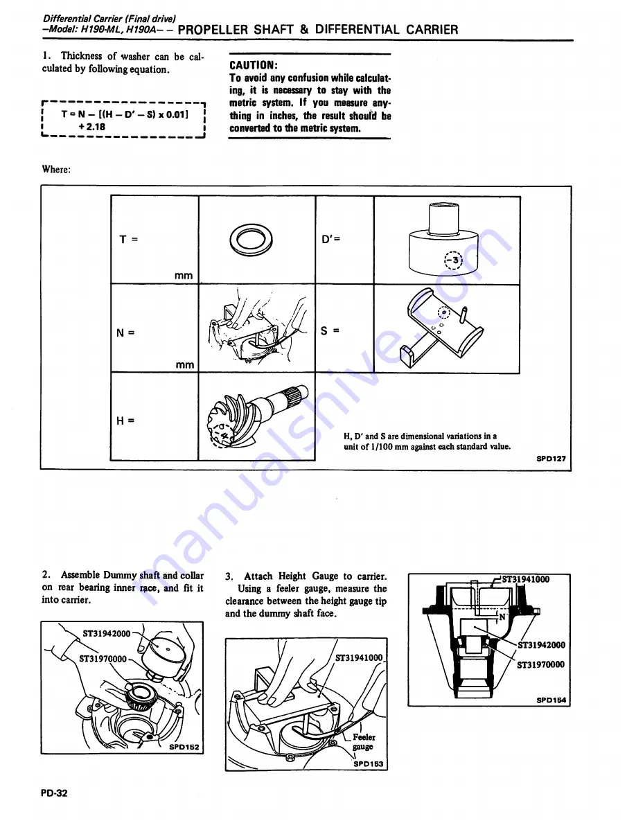 Datsun 1981 Pick-Up Service Manual Download Page 316