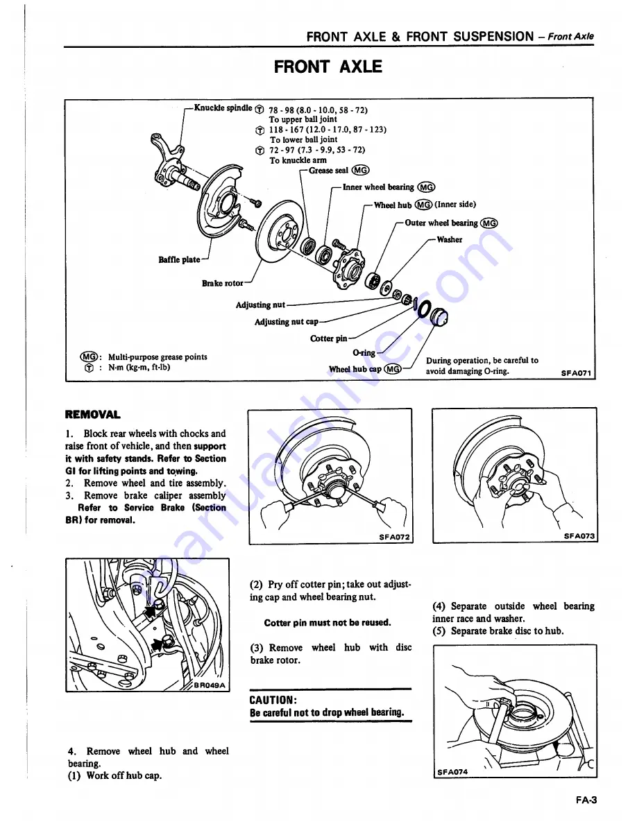 Datsun 1981 Pick-Up Service Manual Download Page 330