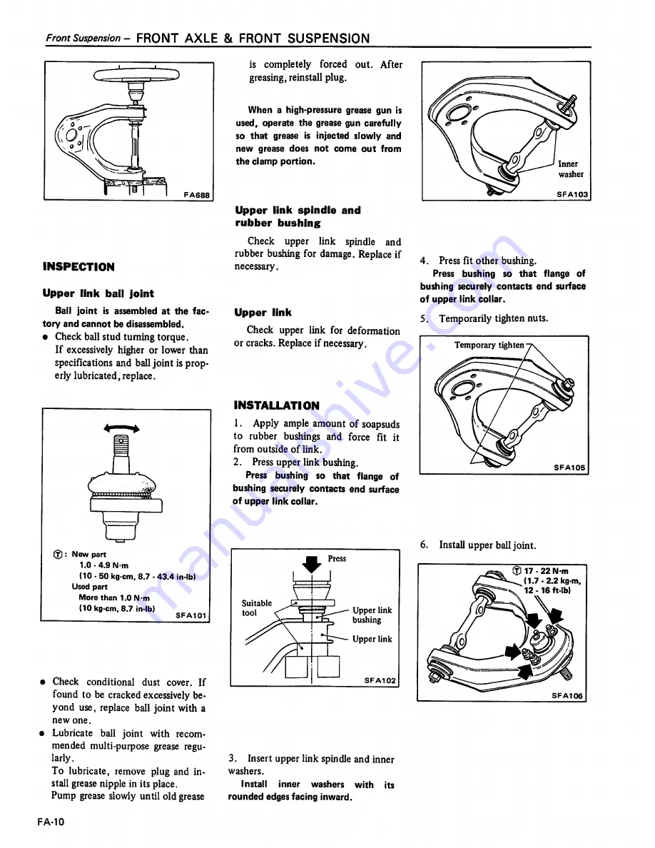 Datsun 1981 Pick-Up Service Manual Download Page 337