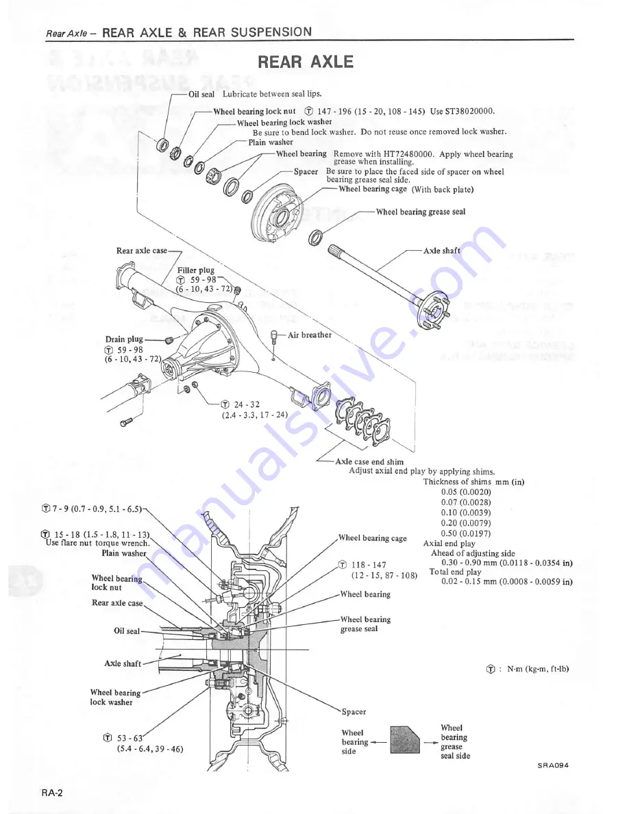 Datsun 1981 Pick-Up Service Manual Download Page 357