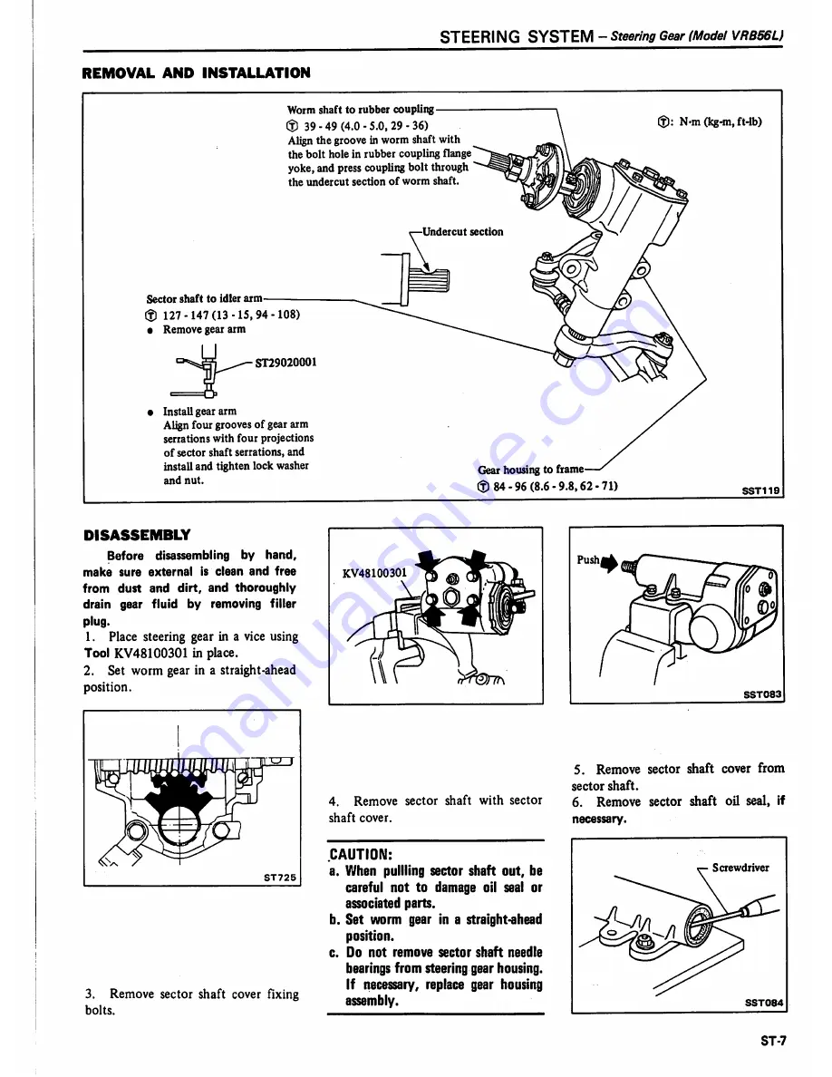 Datsun 1981 Pick-Up Service Manual Download Page 394