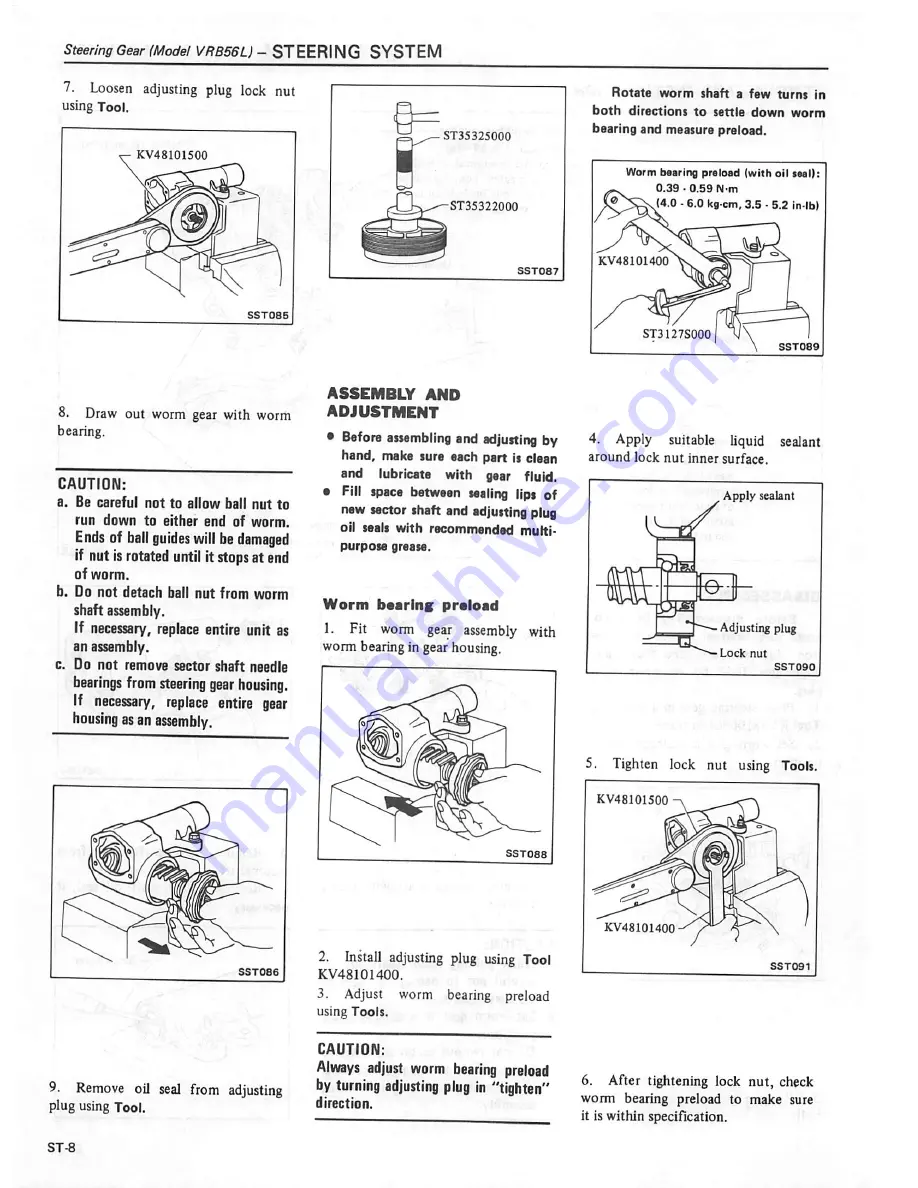 Datsun 1981 Pick-Up Service Manual Download Page 395