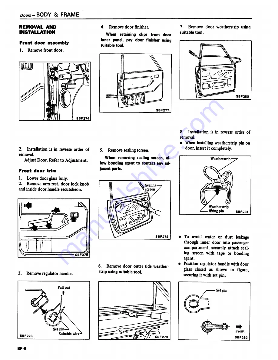 Datsun 1981 Pick-Up Service Manual Download Page 411