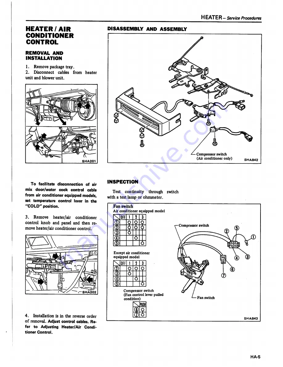 Datsun 1981 Pick-Up Service Manual Download Page 438