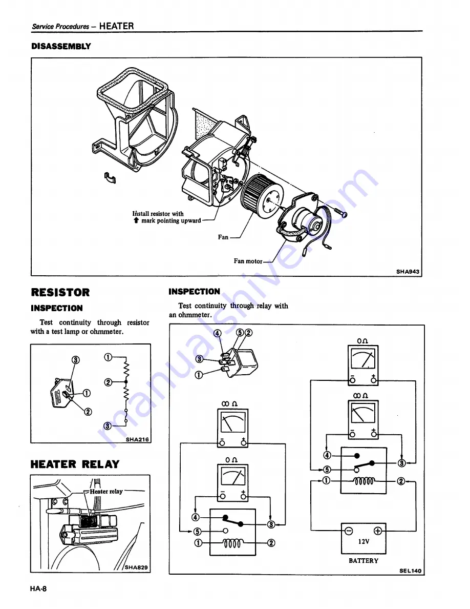 Datsun 1981 Pick-Up Service Manual Download Page 441