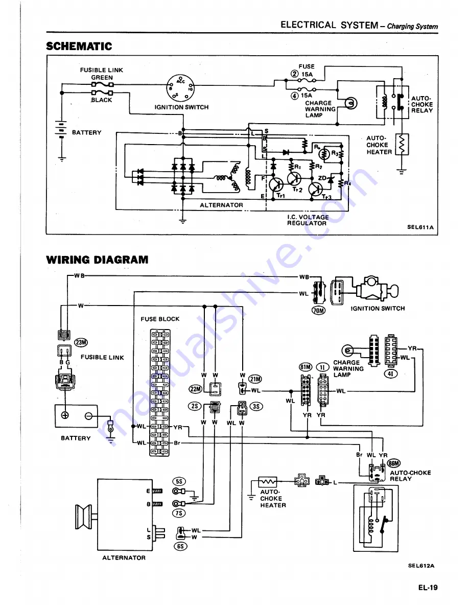 Datsun 1981 Pick-Up Service Manual Download Page 506