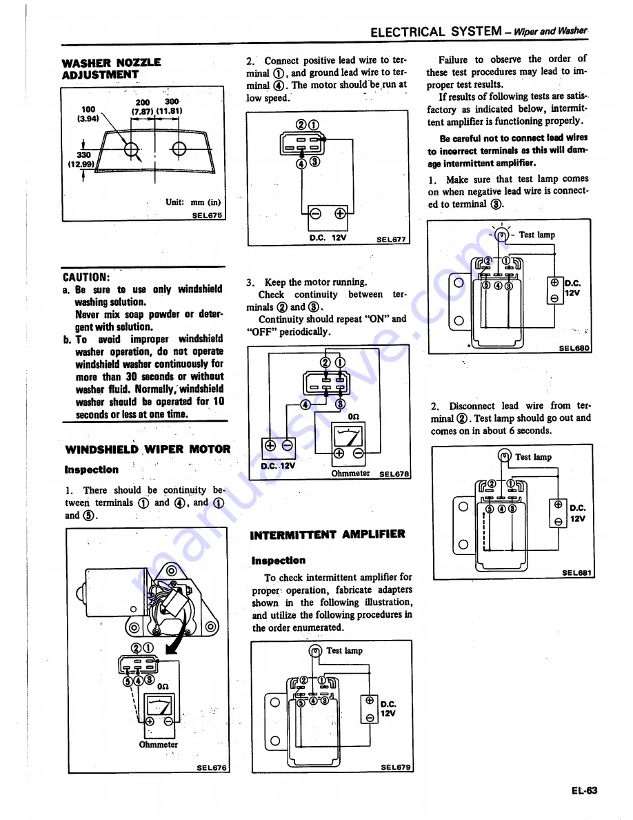 Datsun 1981 Pick-Up Service Manual Download Page 550