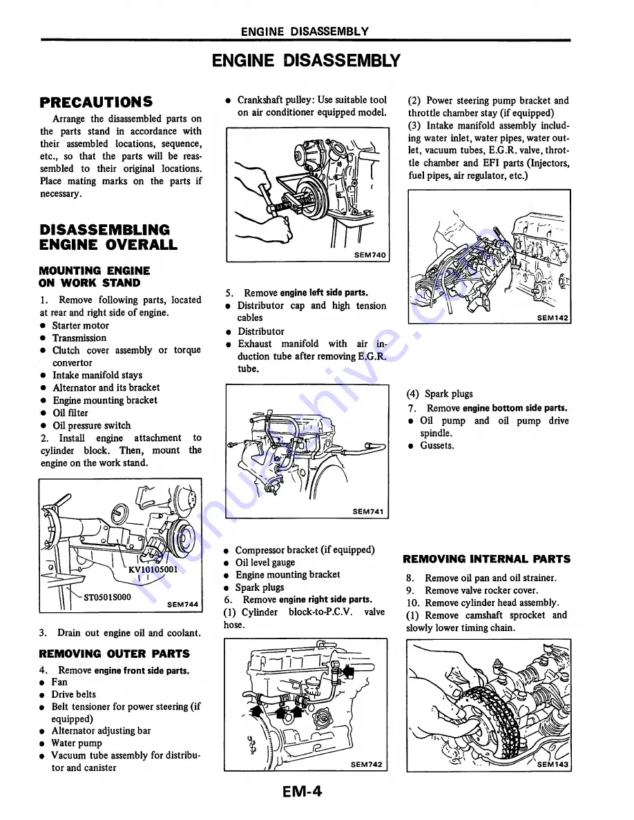 Datsun 200SX Service Manual Download Page 57