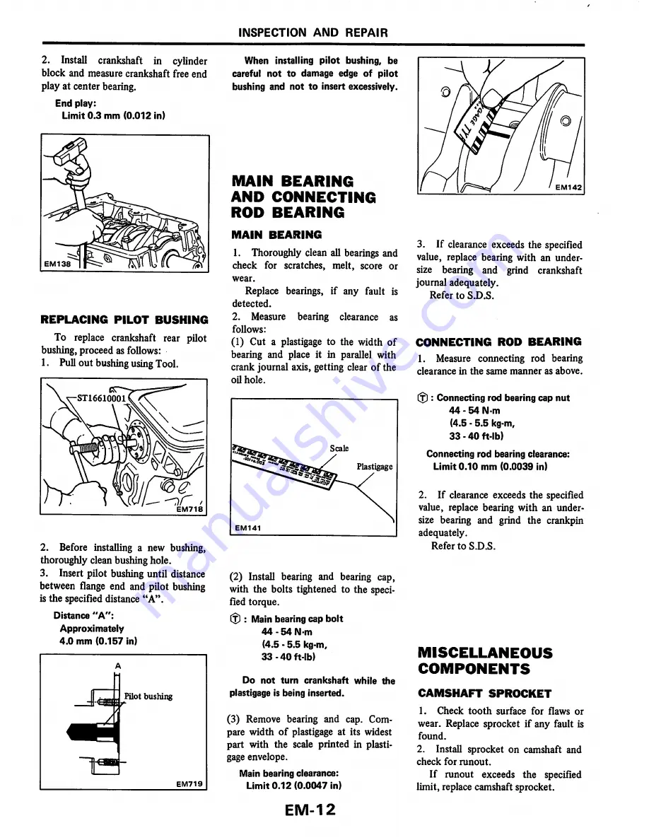 Datsun 200SX Service Manual Download Page 65