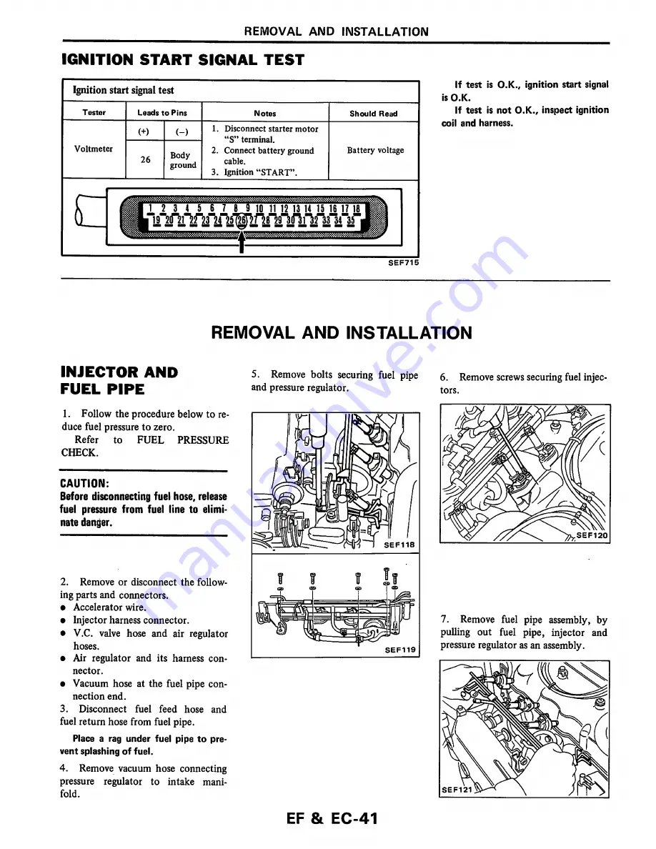 Datsun 200SX Service Manual Download Page 129