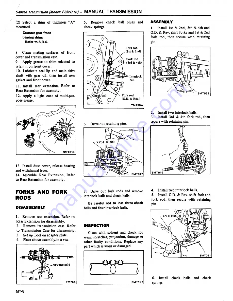 Datsun 200SX Скачать руководство пользователя страница 189