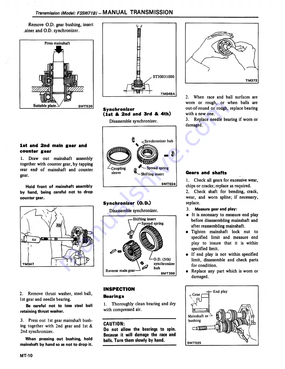 Datsun 200SX Service Manual Download Page 191