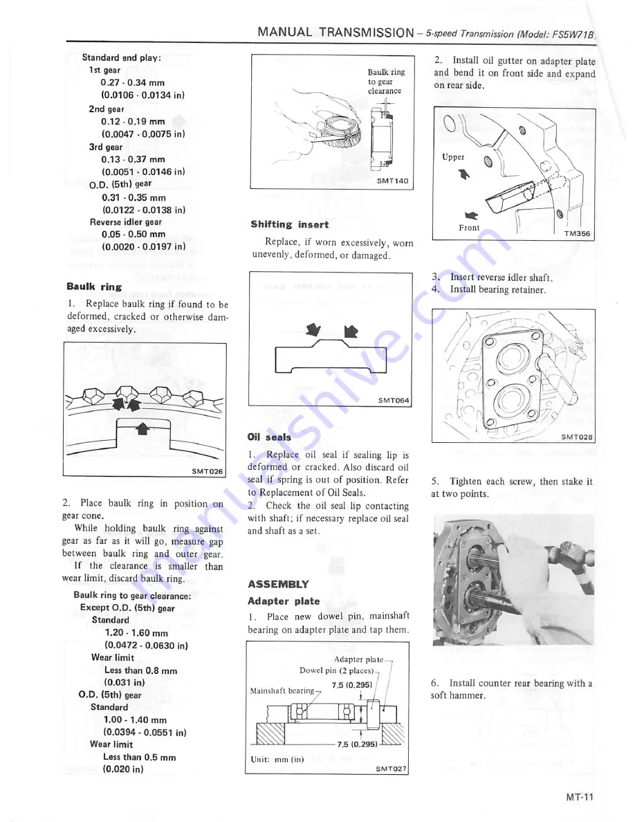 Datsun 200SX Service Manual Download Page 192