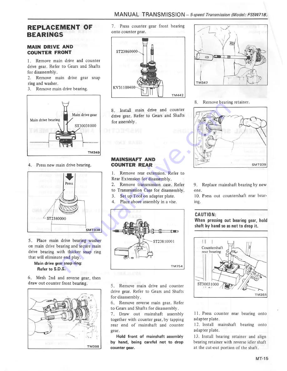 Datsun 200SX Service Manual Download Page 196