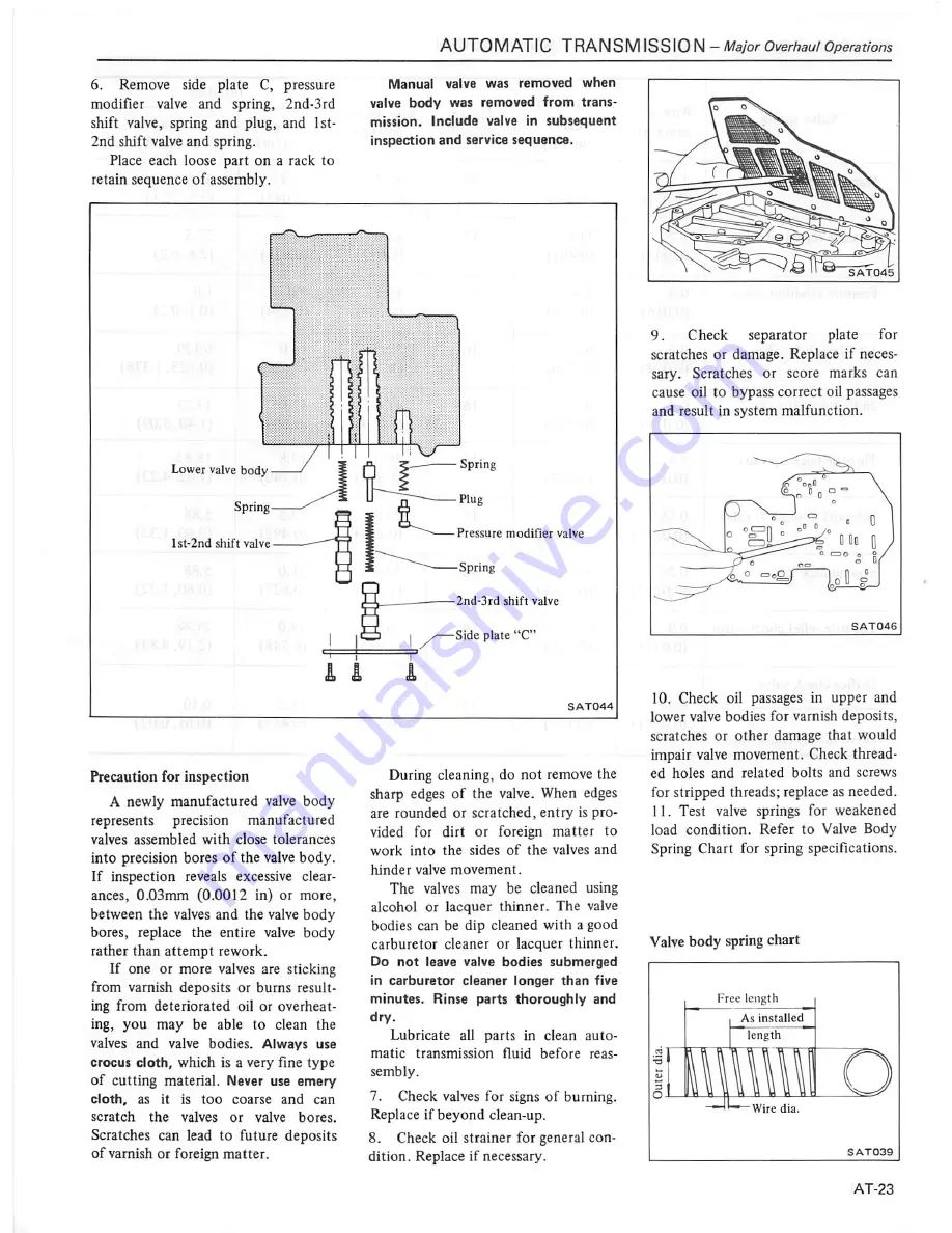 Datsun 200SX Service Manual Download Page 227