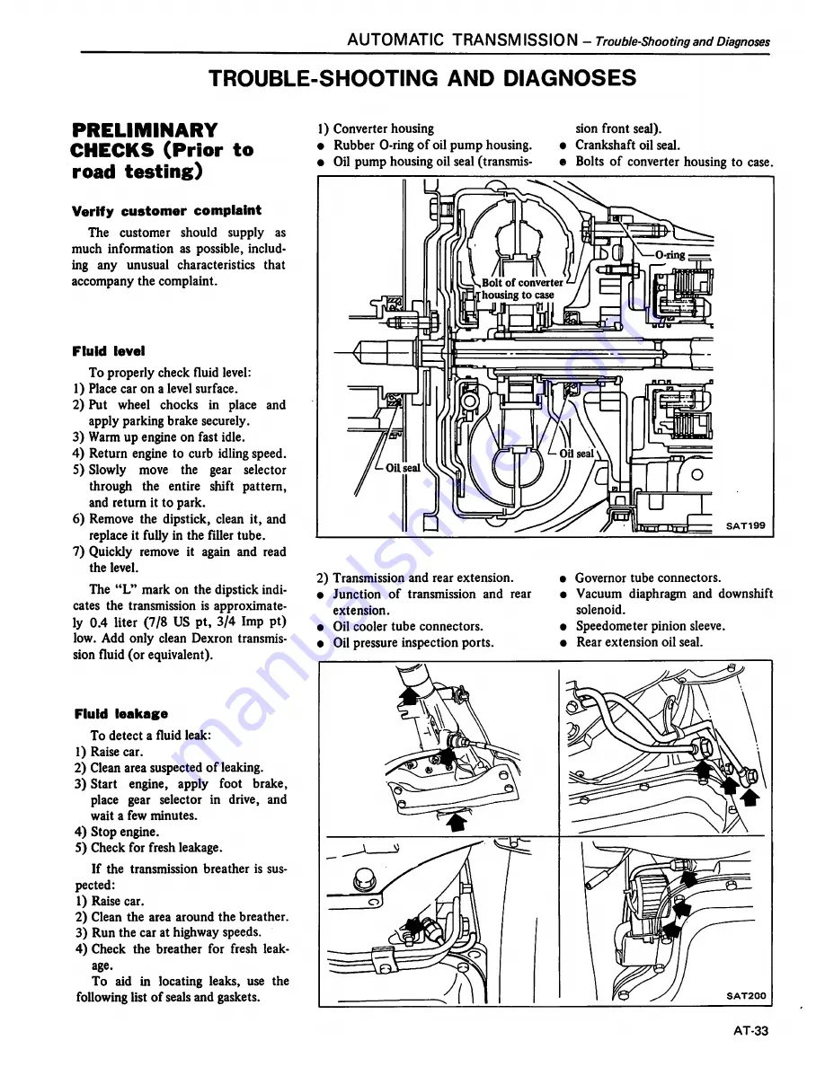 Datsun 200SX Скачать руководство пользователя страница 237