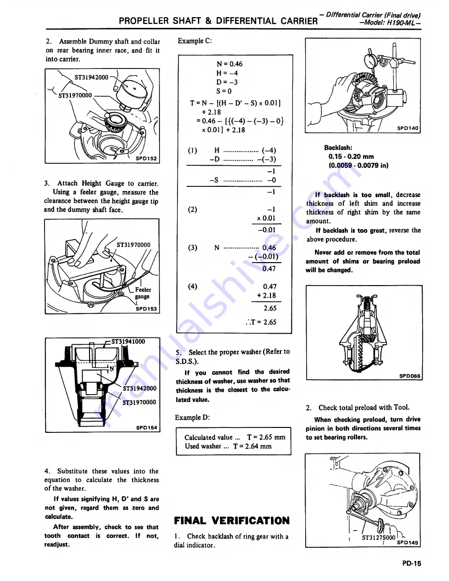 Datsun 200SX Service Manual Download Page 265