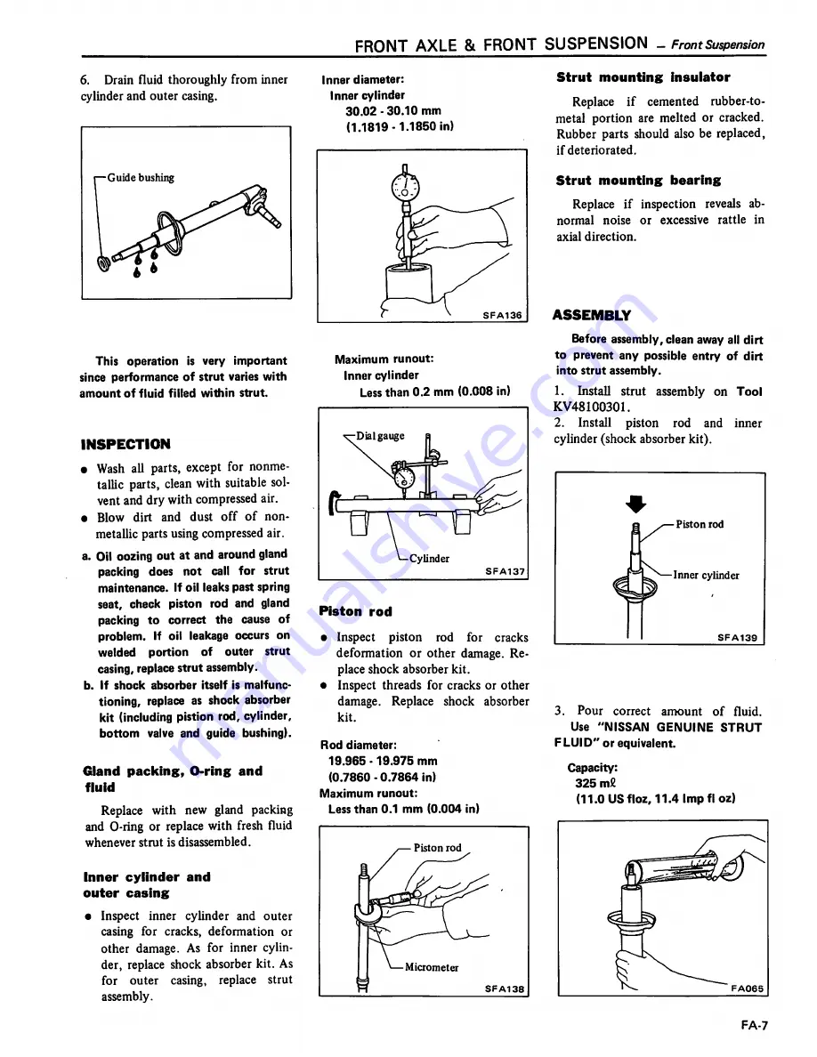 Datsun 200SX Service Manual Download Page 279