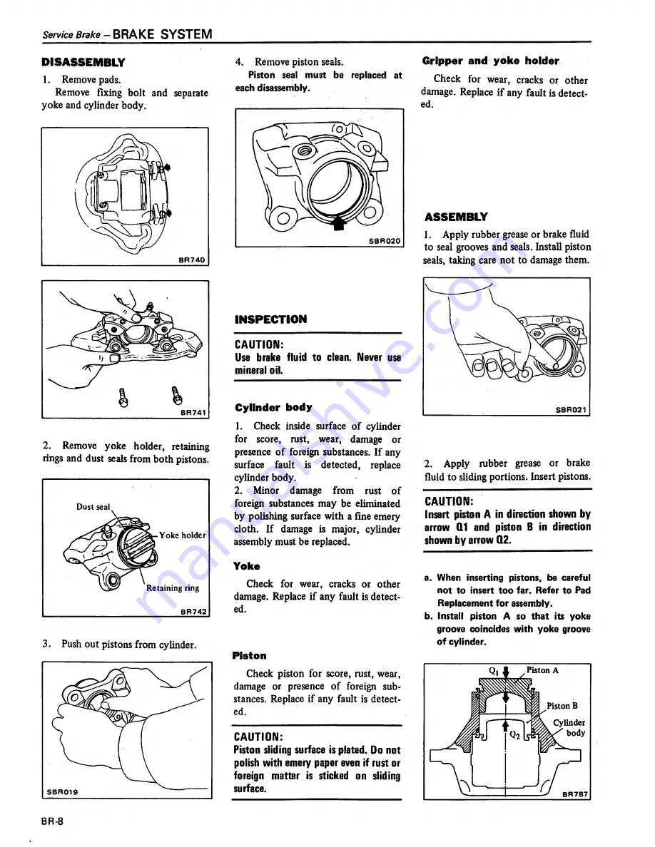 Datsun 200SX Service Manual Download Page 307