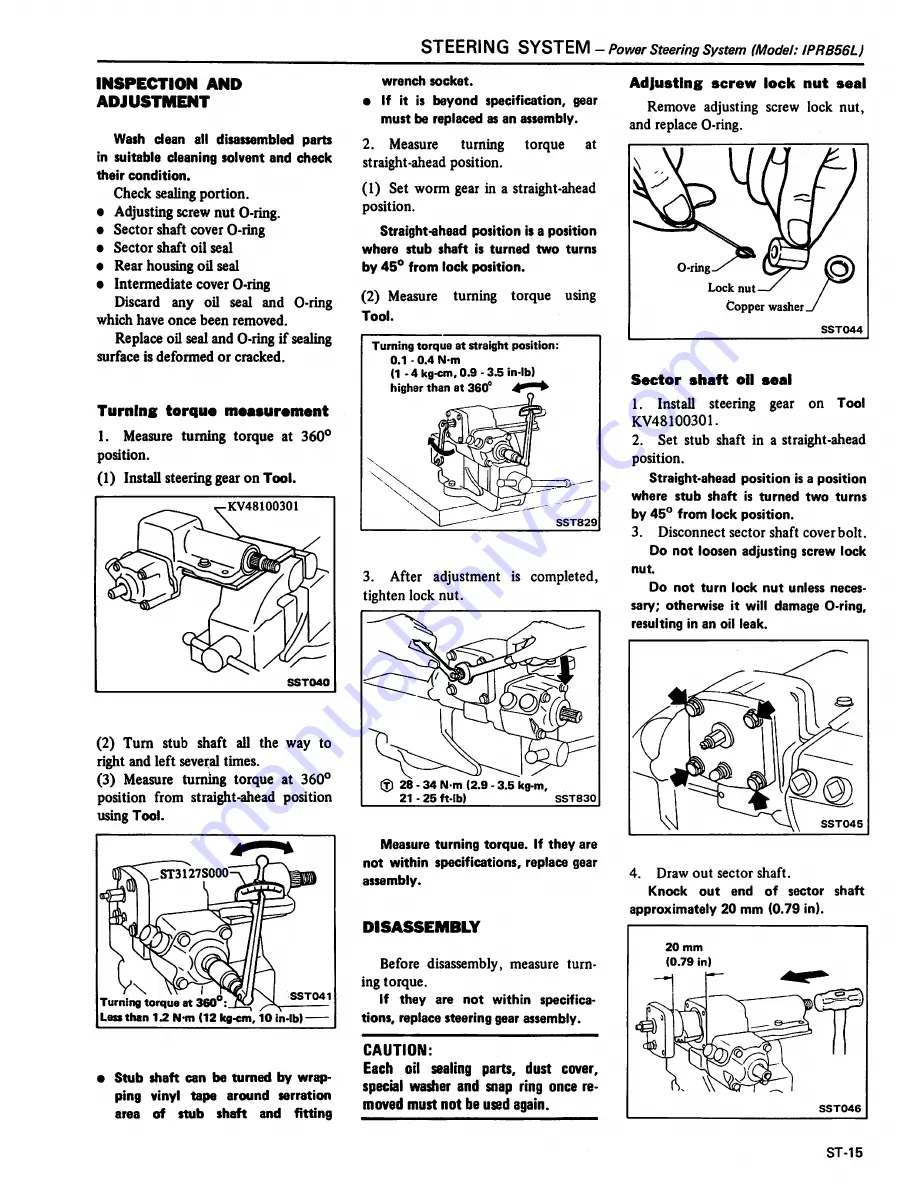 Datsun 200SX Service Manual Download Page 335