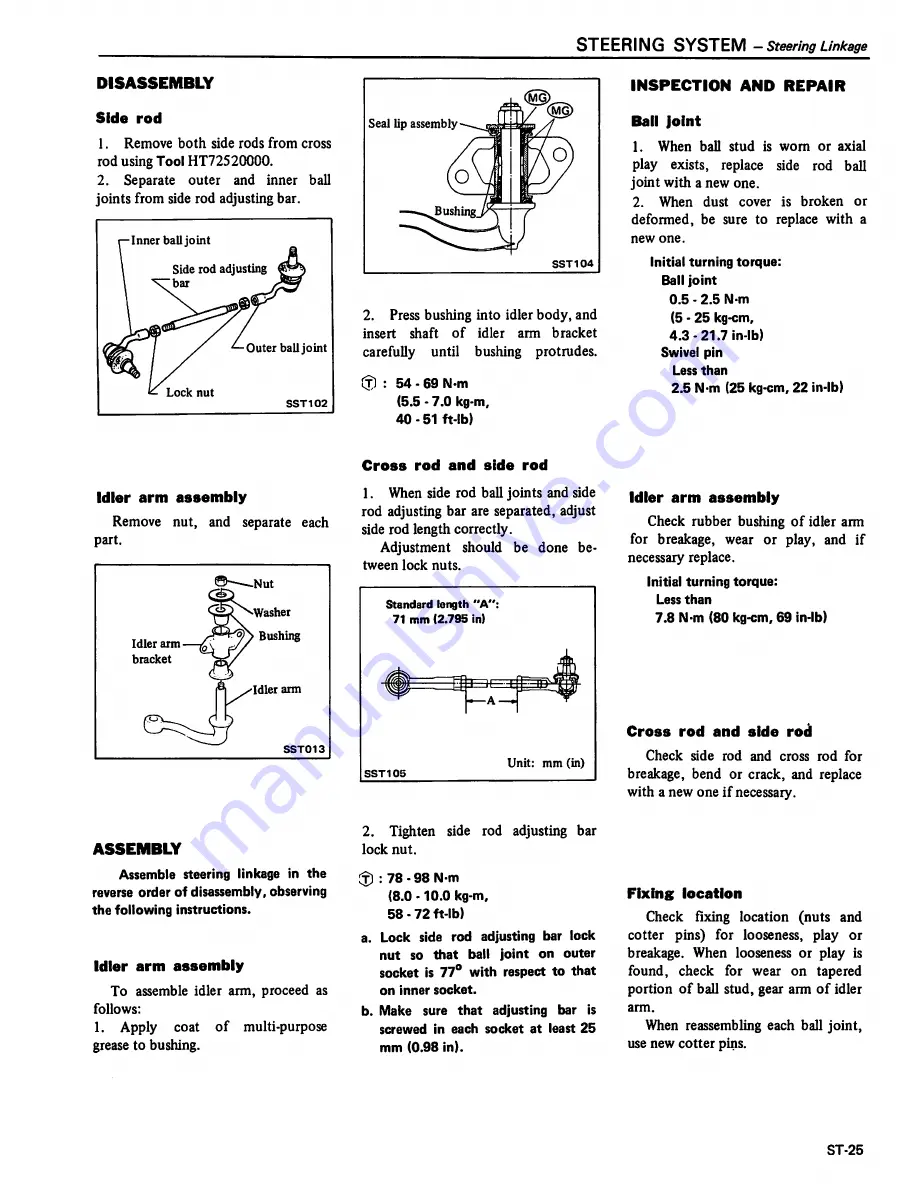 Datsun 200SX Service Manual Download Page 345