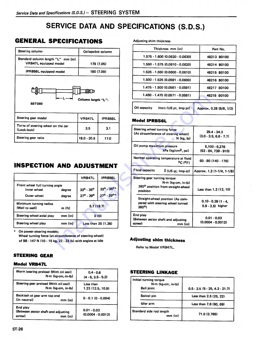 Datsun 200SX Service Manual Download Page 346