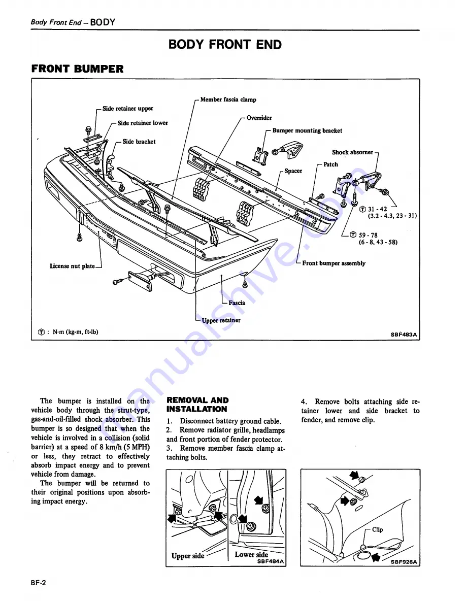 Datsun 200SX Service Manual Download Page 353