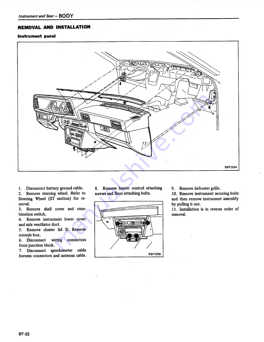 Datsun 200SX Скачать руководство пользователя страница 383