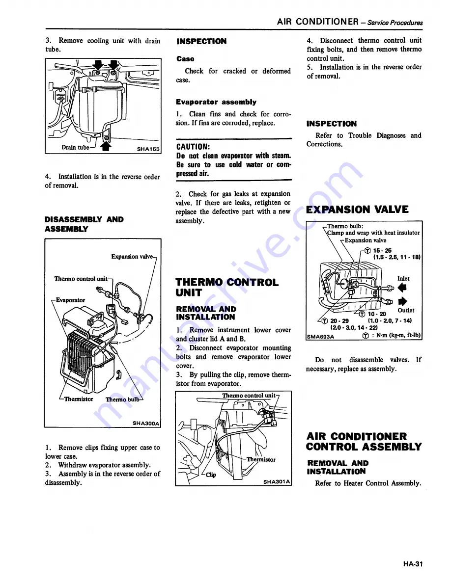 Datsun 200SX Service Manual Download Page 421