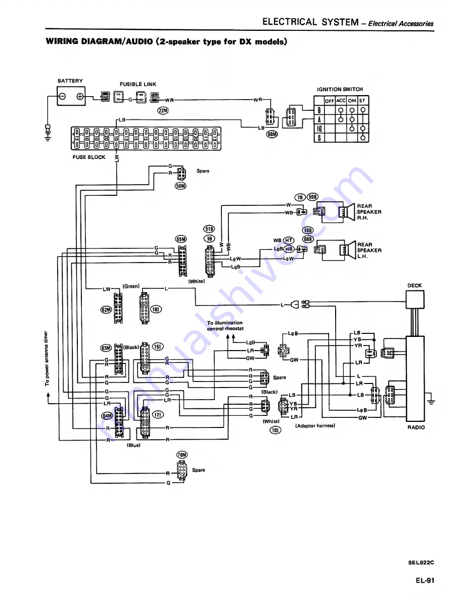 Datsun 200SX Скачать руководство пользователя страница 534