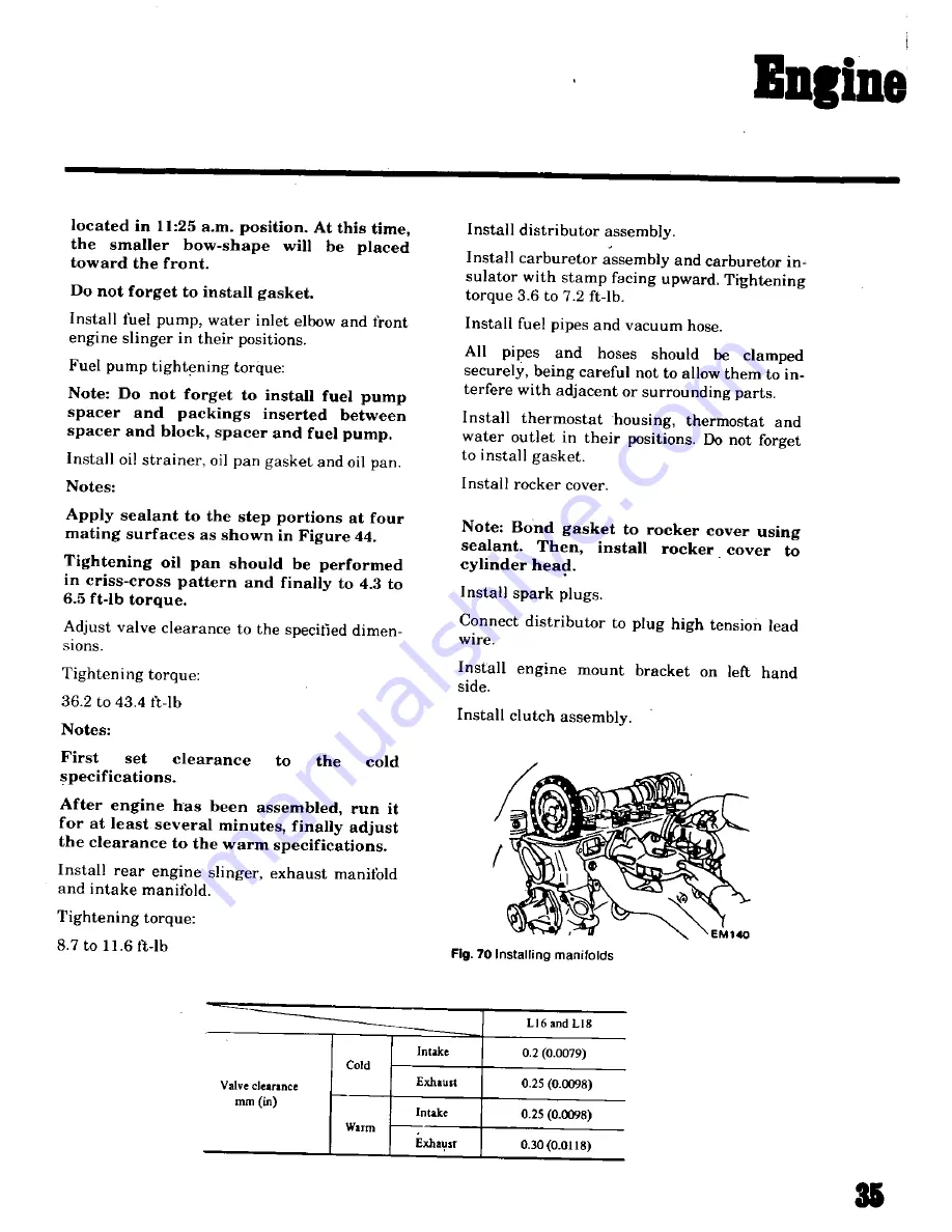 Datsun 510 series Workshop Manual Download Page 37