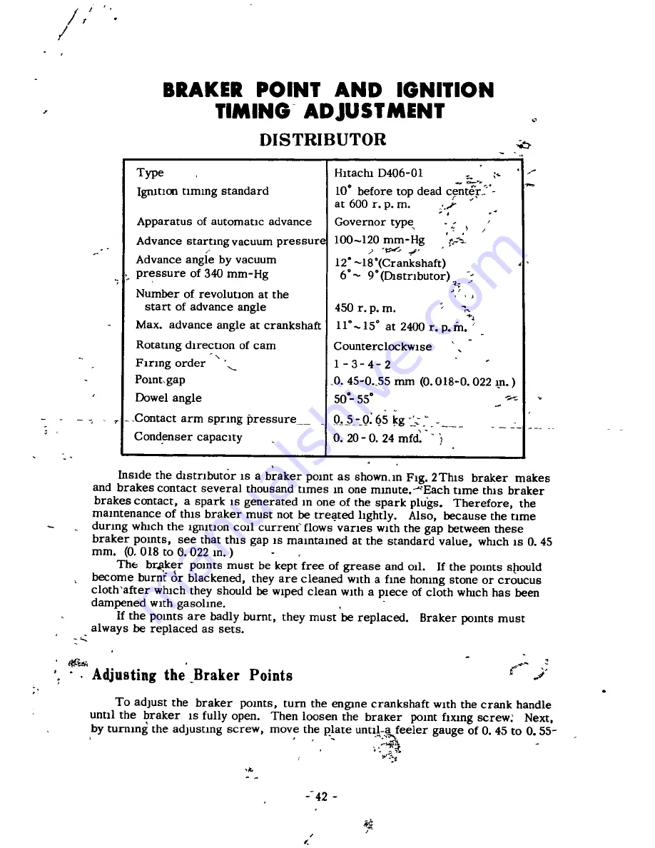 Datsun BLUEBlRD L 410 Series Service Manual Download Page 57