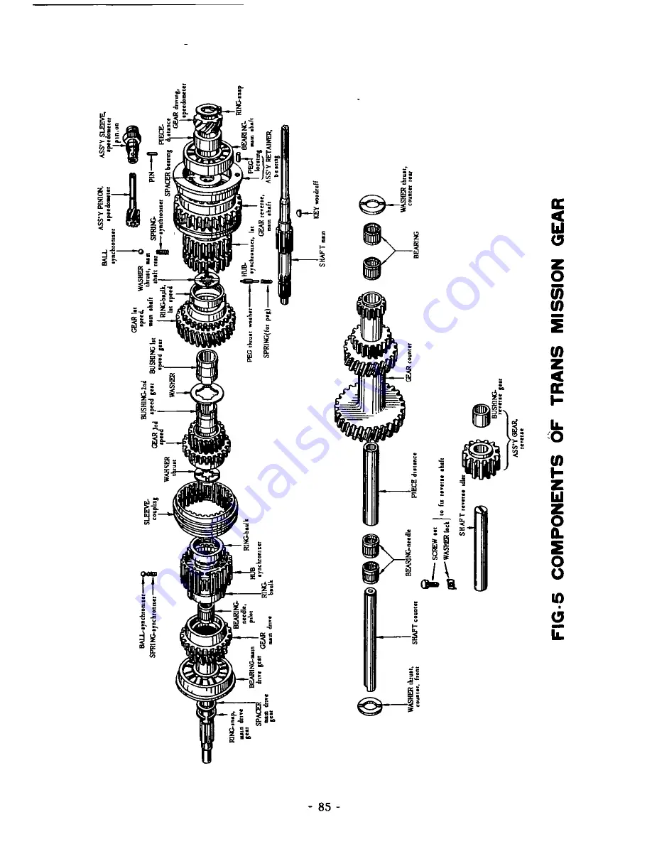 Datsun BLUEBlRD L 410 Series Service Manual Download Page 100