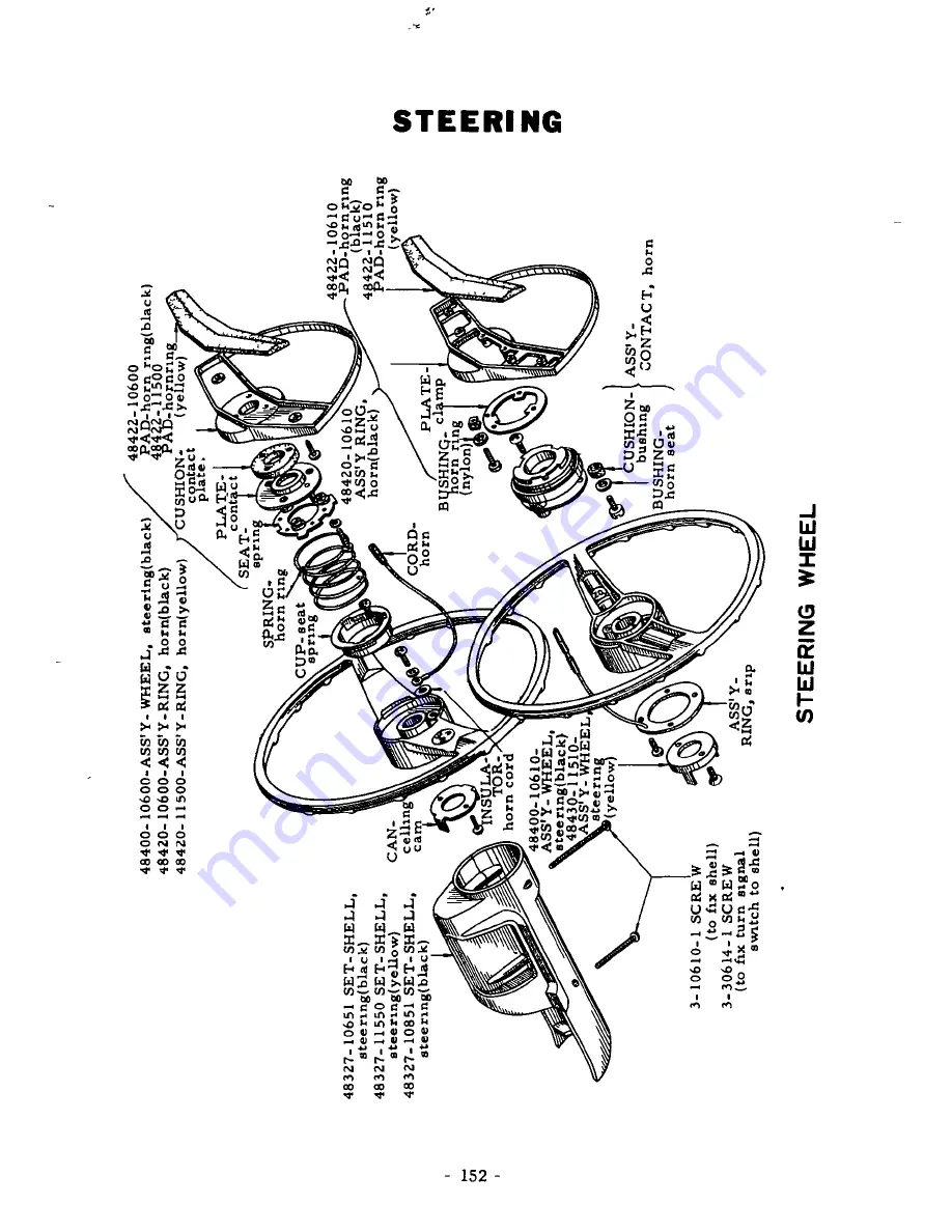 Datsun BLUEBlRD L 410 Series Service Manual Download Page 167