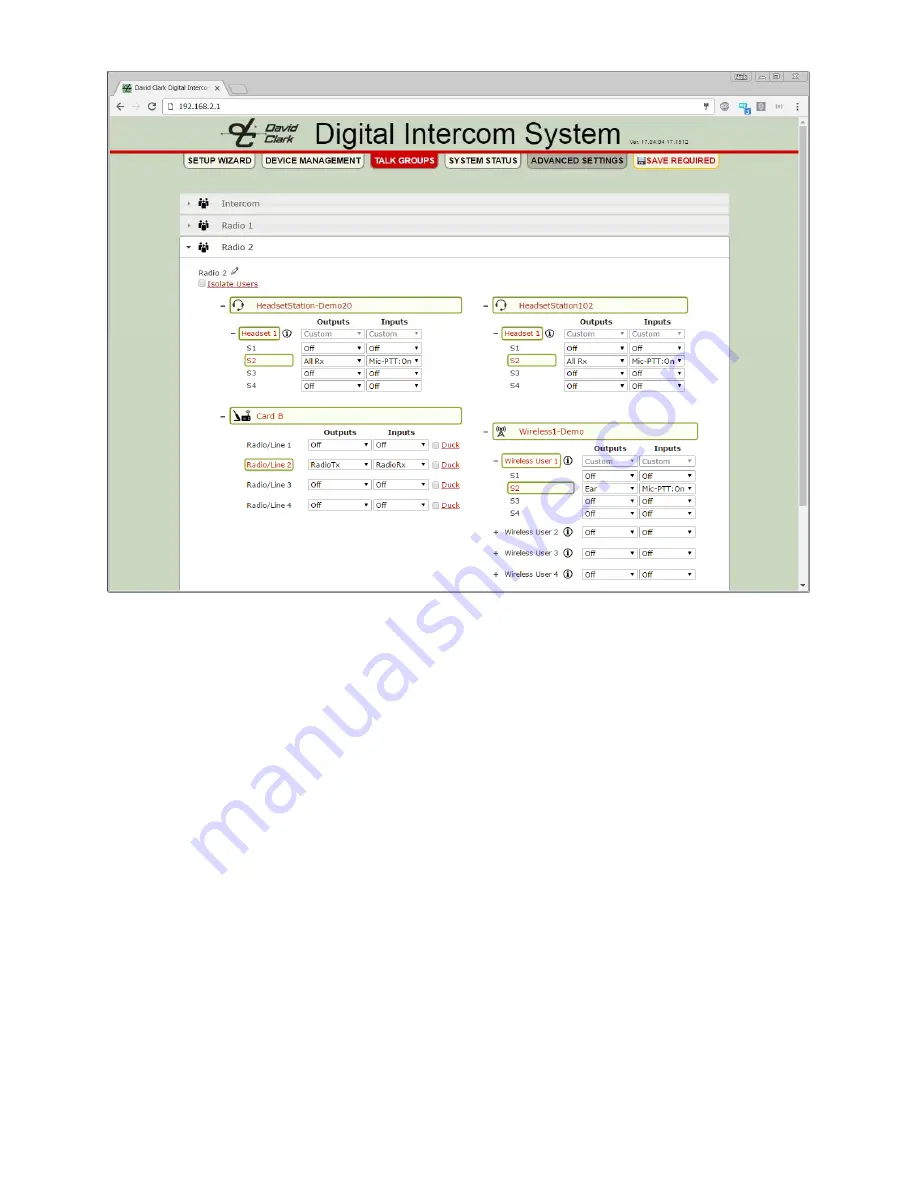 David Clark 9100 SERIES Installation & Operation Manual Download Page 40