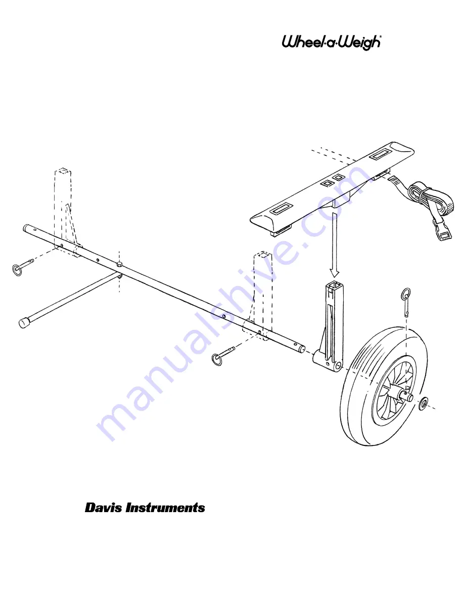 DAVIS Wheel-a-Weigh 1465 Скачать руководство пользователя страница 2