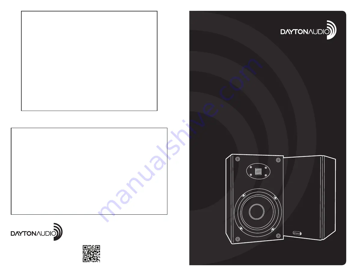 DaytonAudio B652-AIR User Manual Download Page 1