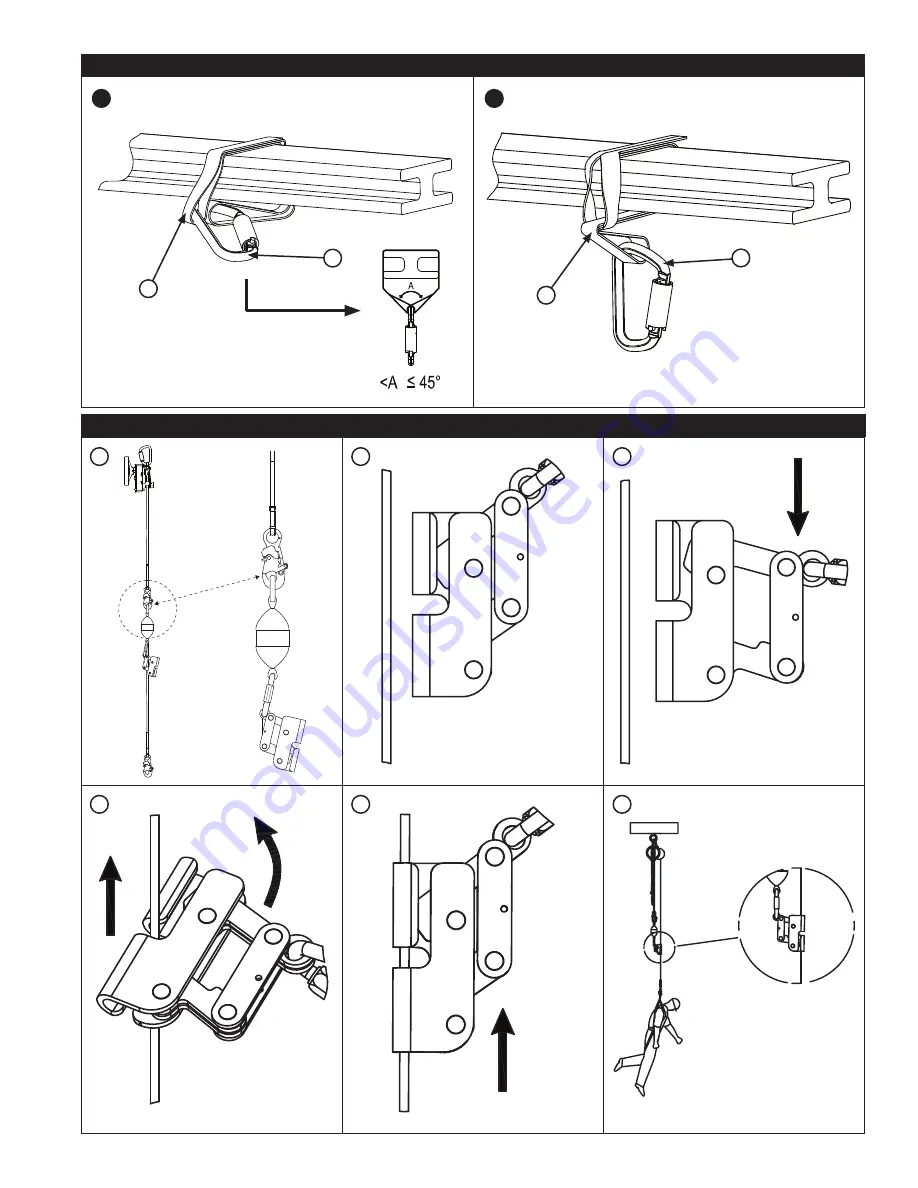 DBI SALA ROLLGLISS R550 User Instruction Manual Download Page 7