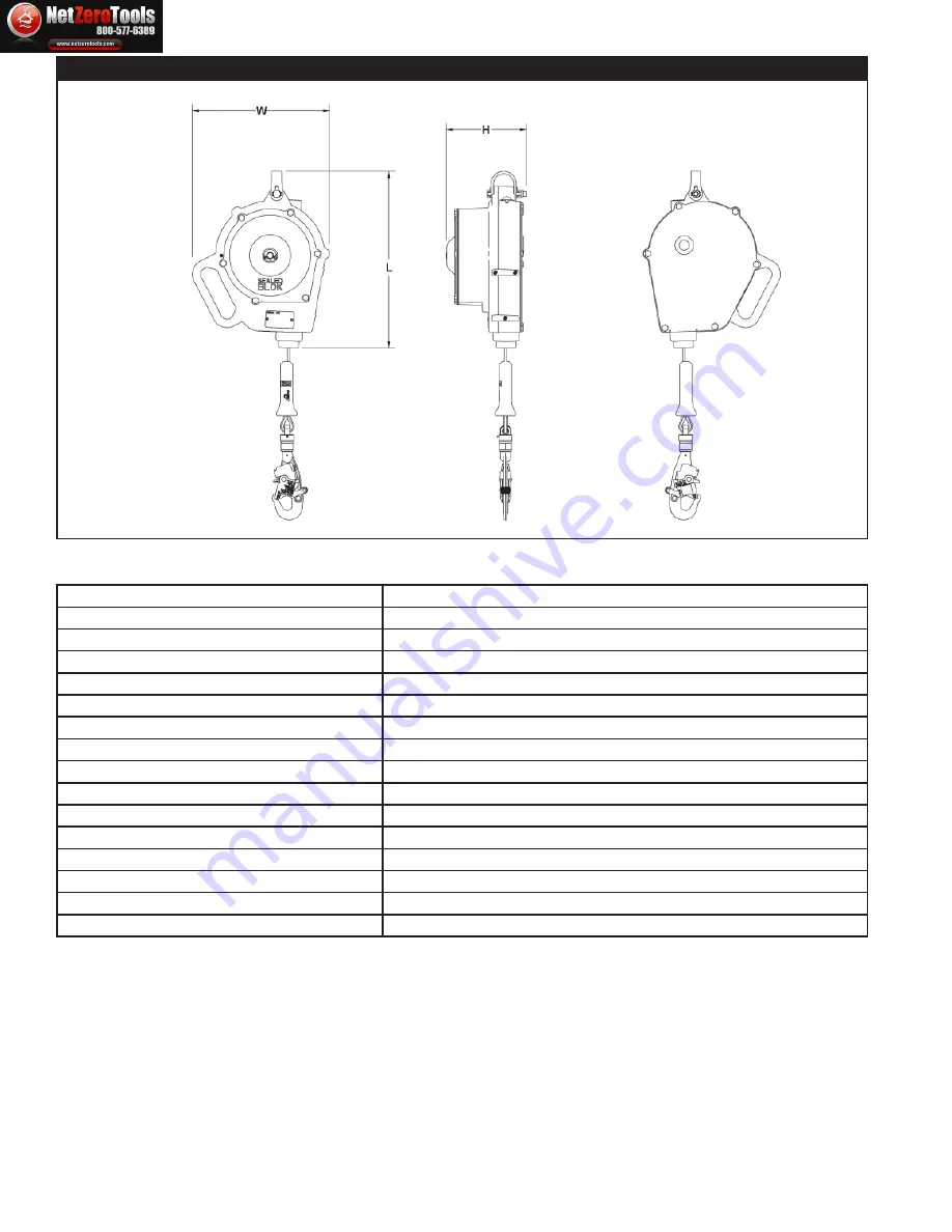 DBI SALA Sealed-Blok 3400860 User Instruction Manual Download Page 11