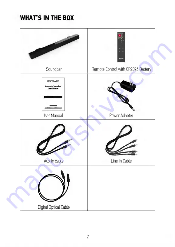 DBPOWER SBB-036P3 User Manual Download Page 3