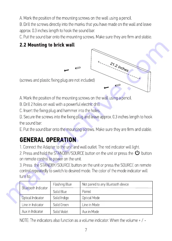 DBPOWER SBB-036P3 User Manual Download Page 8