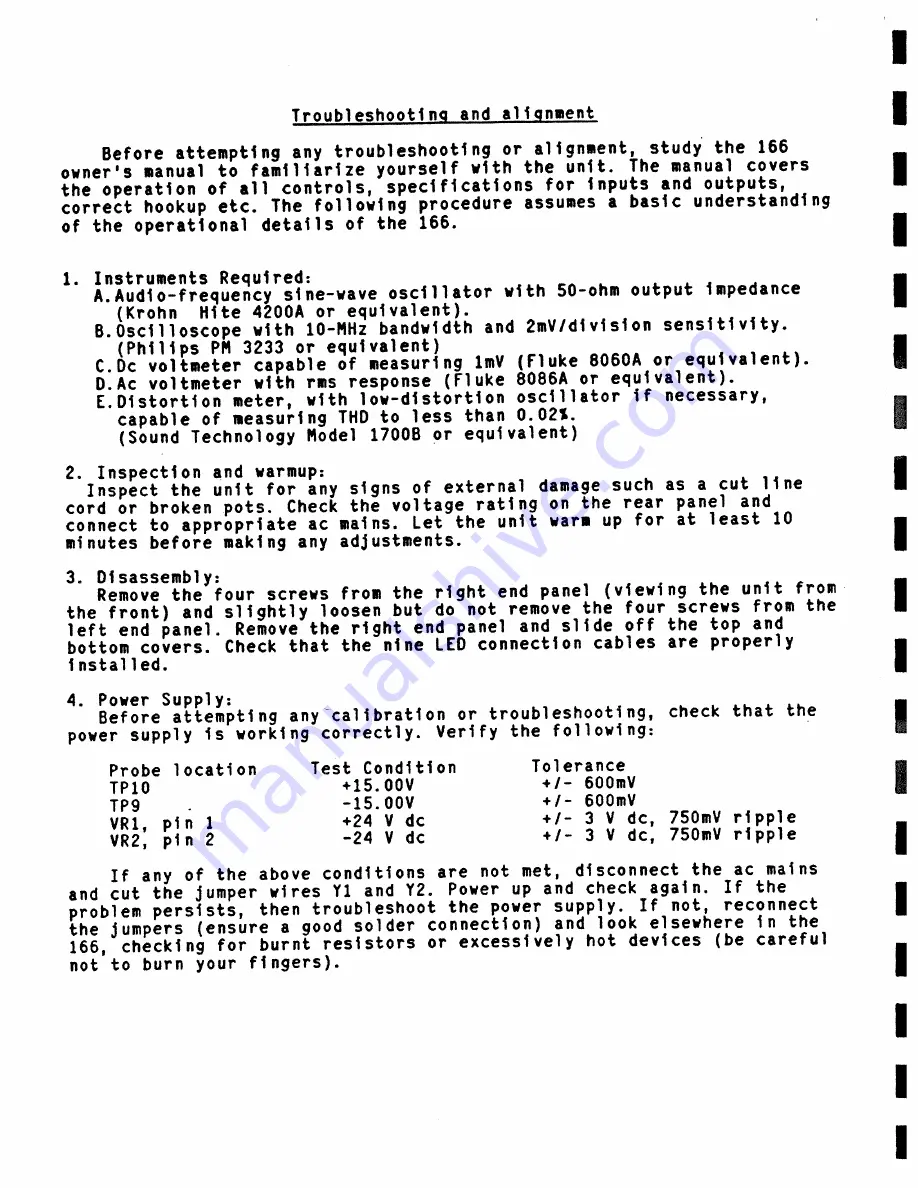 dbx 166 Service Manual Download Page 18