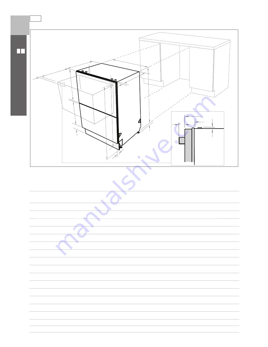 DCS DishDrawer DD124P5 Installation Manual Download Page 4